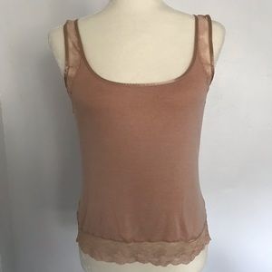 Banana Republic Peach lace Tank Top